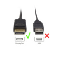 Gold Plated Displayport to HDTV Cable Supporting 4k